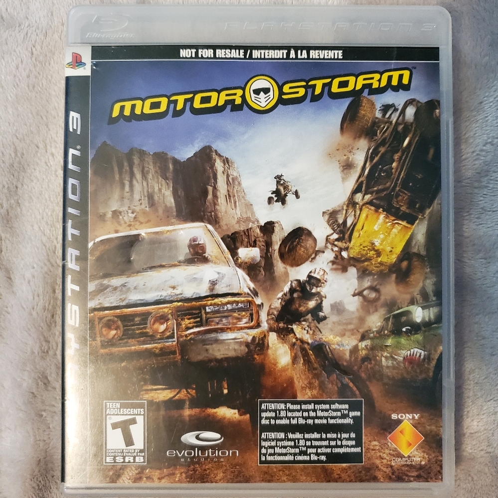 5 for $25 | Playstation 3 MotorStorm Sony Evolution Studios - UNTESTED